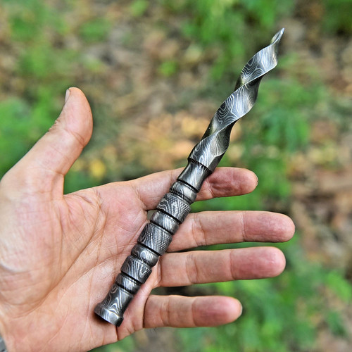 Handmade damascus steel tri - damascus,
